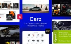 Carz (v1.3.0) Car Dealer, Shop & Repair WordPress Theme