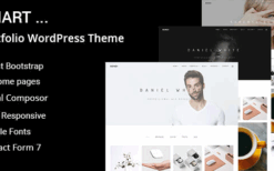 Smart (v1.25) Minimal Portfolio WordPress Theme