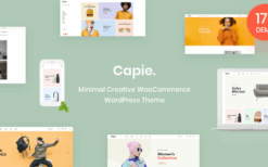 Capie (v1.0.55) Minimal Creative WooCommerce WordPress Theme