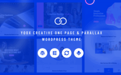 Yoox (v1.0) Creative One Page & Parallax WordPress Them