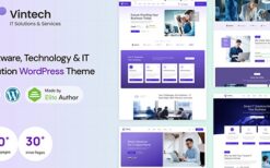 Vintech v1.0.0 Technology & IT Solutions WordPress Theme