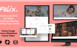 Felix. (v1.0.5) Startup Landing Page WordPress Theme