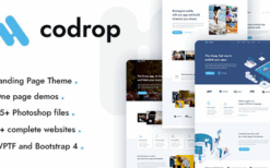 Codrop (v1.4.8) App Landing Page Theme
