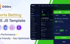 Oddsx v0.1.0 – Sports Betting Website Vue JS Template