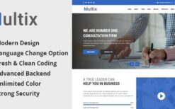 Mulzix v2.0 Multipurpose Business and Agency CMS