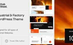 Hubsteel (v1.0.1) Industrial & Factory WordPress Theme