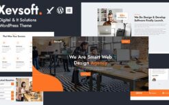 Xevsoft v1.0.0 Digital & It Solutions WordPress Theme