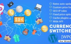 WPCS v2.2.0.5 – WordPress Currency Switcher Professional – Multi Currency
