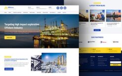 Offshore (v1.0.8) Industrial Business Responsive WP theme