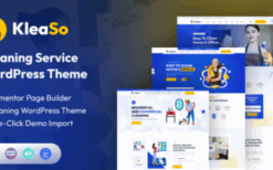 Kleaso v1.0.6 Cleaning Services WordPress Theme