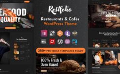 Restfolio v1.0.2 Restaurants & Cafes WordPress Theme