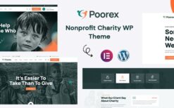 Poorex v1.0.4 Nonprofit Charity WordPress Theme
