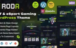 Roda (v1.0.2) Gaming Store & eCommerce WordPress Theme