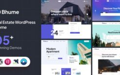Bhume v1.0.7 Real Estate WordPress Theme