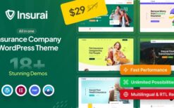 Insurai v1.1.2 Insurance Company WordPress Theme