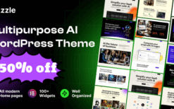 Azzle (v1.0.4) SaaS and Tech Startup Elementor WordPress Theme