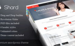 Shard (v2.3.0) Multipurpose Business Parallax WP Theme
