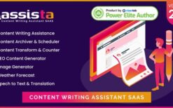 Assista v2.0 – Content Writing Assistant as SAAS