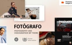 Fotógrafo v1.0 – Photography Videographer WordPress Theme