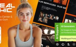 Healthic (v1.0.0) Sports Center & Fitness Gym WordPress Theme