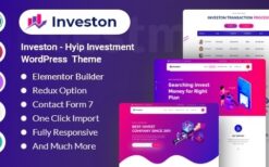 Investon (v1.0.2) Investment Hyip & Business Consulting WordPress Theme Multipurpose