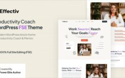 Effectiv (v1.0.0) Productivity Coach & Mentor FSE WordPress Theme