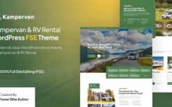 Kamperven (v1.0.1) Campervan & RV Rental FSE WordPress Theme