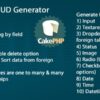 CakePHP CRUD Generator v1.0