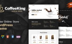 CoffeeKing (v1.7.8) Coffee Shop & Drinks Online Store WordPress Theme