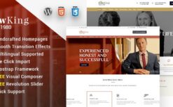 Lawking (v2.12) Lawyer and Attorney Responsive WordPress Theme