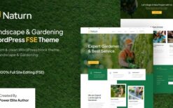 Naturn (v1.0.0) Landscape & Gardening FSE WordPress Theme