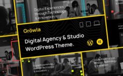 Gröwla (v1.0.2) Digital Agency & Studio WordPress Theme