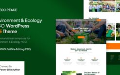 EcoPeace (v1.0.0) Environment & Ecology NGO FSE WordPress Theme