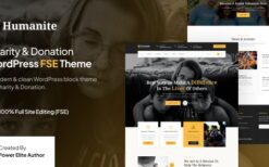 Humanite v1.0.0 Charity & Donation FSE WordPress Theme