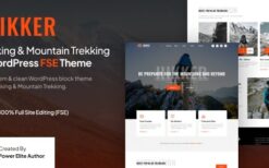 Hikker v1.0.0 Hiking & Mountain Trekking WP Theme