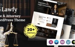 Lawfy (v1.0.1) Law & Attorney WordPress Theme