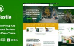 Wastia v1.0.8 Waste Pickup And Disposal Services WordPress Theme