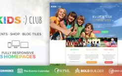 Kids Club v1.3.5 Kindergarten, School & Camp WordPress Theme