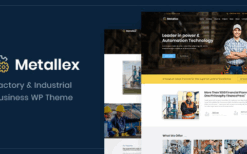 Metallex (v1.0) Industrial And Engineering WordPress Theme