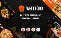 Wellfood (v1.0.0) Fast Food Restaurant WordPress Theme