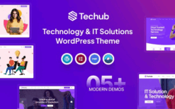 Techub (v1.0) Technology & IT Solutions WordPress Theme