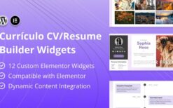 Curriculo v1.0 CV/Resume Builder Elementor Widgets
