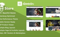 Food Store v2.3.3 Organic & Restaurant WooCommerce WordPress Theme