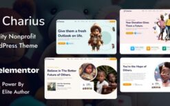 Charius v1.0 Nonprofit Charity WordPress Theme