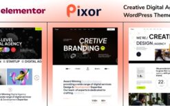 Pixor v1.0 Creative Digital Agency WordPress Theme
