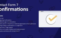 Configuring Confirmations for Contact Form 7 v1.2.0