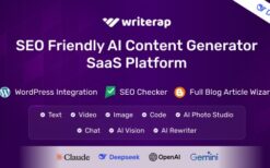 Writerap v1.5.1 AI Content Generator with SEO Optimizer SaaS Application