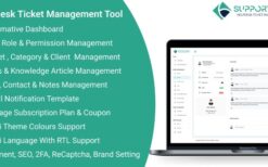 Support Desk SaaS v1.5 – Helpdesk Ticket Management Tool