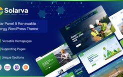 Solarva (v1.0.0) Ecology & Solar Energy Theme