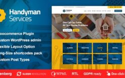 Handyman Services (v1.2.8) Construction & Renovation WordPress Theme
